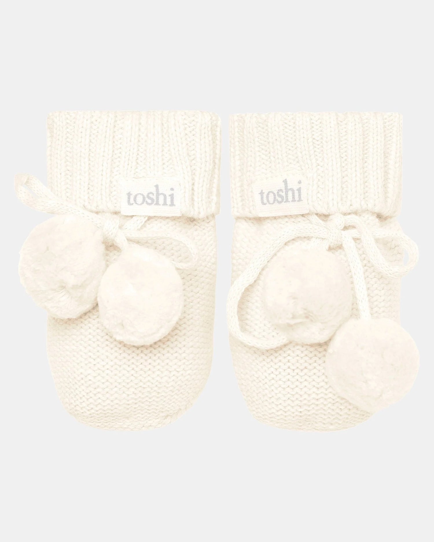 Organic Booties Marley/Cream