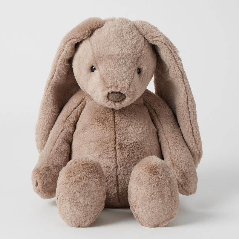 Large Jiggle & Giggle Taupe Bunny with ultra-soft plush fur