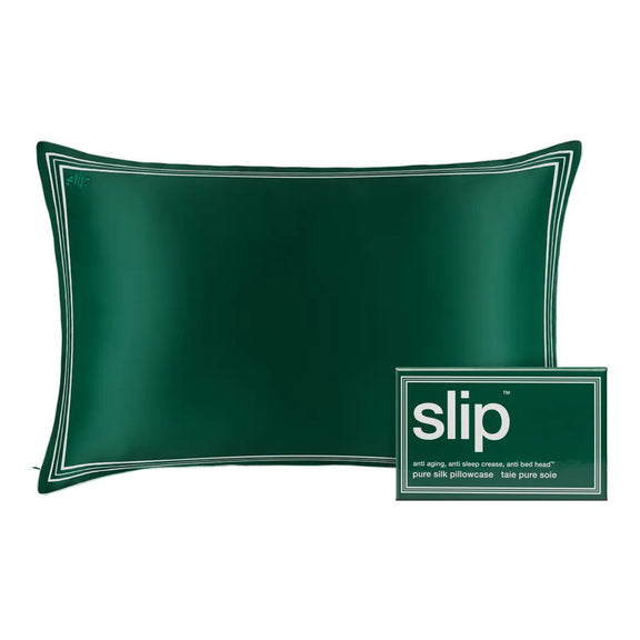 slip pure silk pillowcase the green