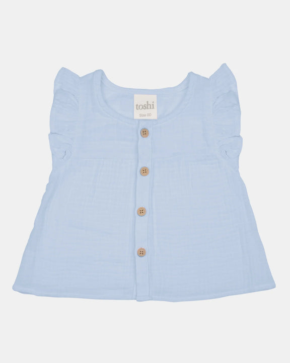 Toshi Baby Top Sammy in Dusk organic cotton