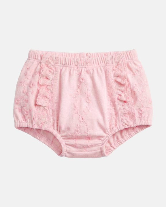 Toshi Baby Bloomers Florence Blossom in a floral design with frill detailing.