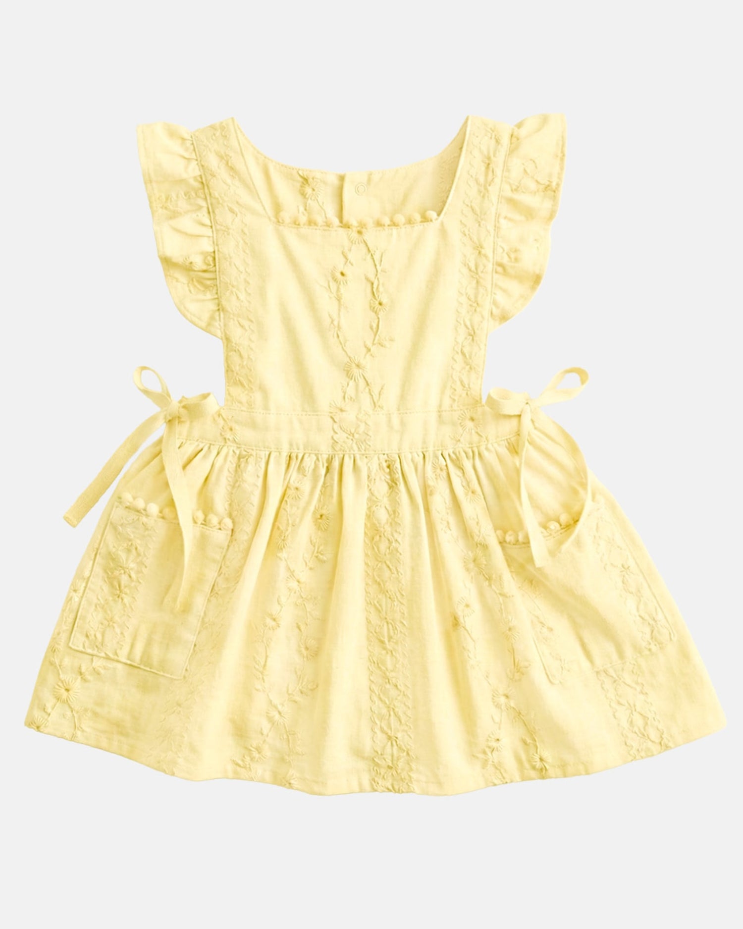 Baby Pinafore Florence Lemon | Toshi