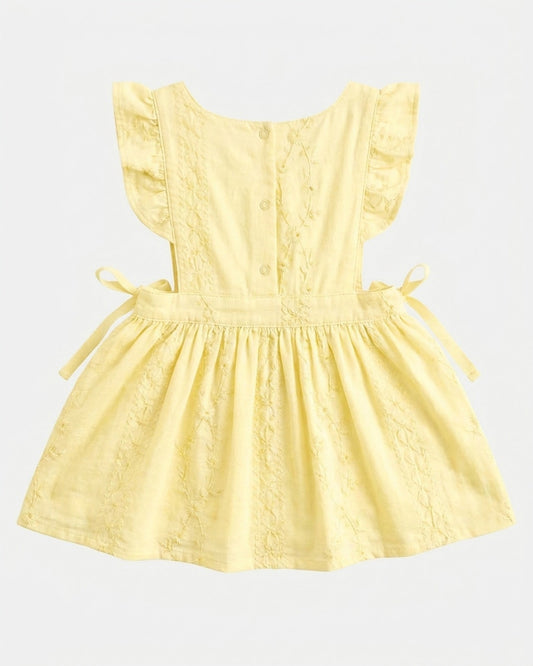 Baby Pinafore Florence Lemon | Toshi