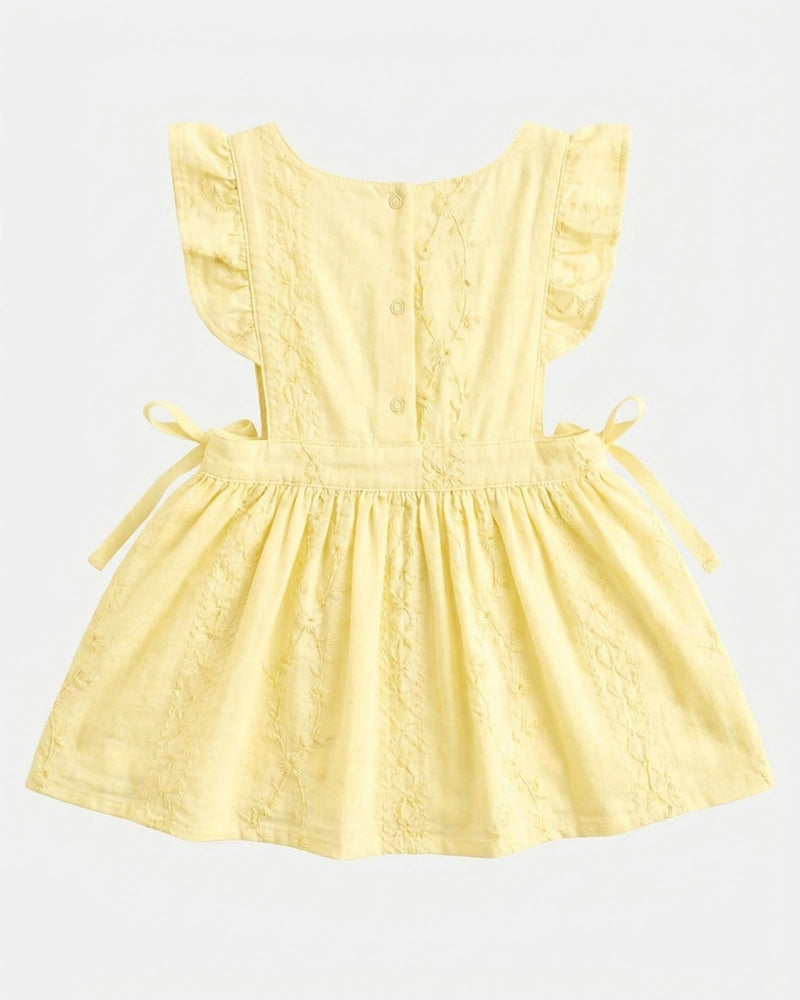 Baby Pinafore Florence Lemon | Toshi