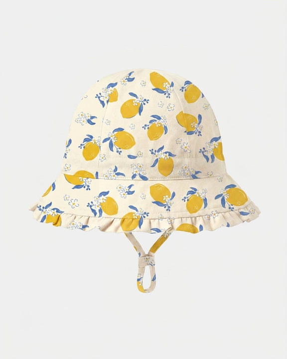 Australian designed Toshi Bell Hat Arcadia Lemonade Cream with structured brim.