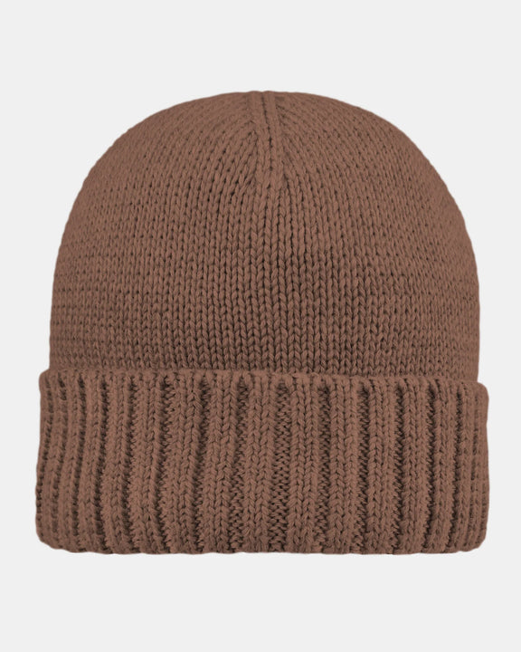toshi organic beanie rover peppercorn brown baby beanie