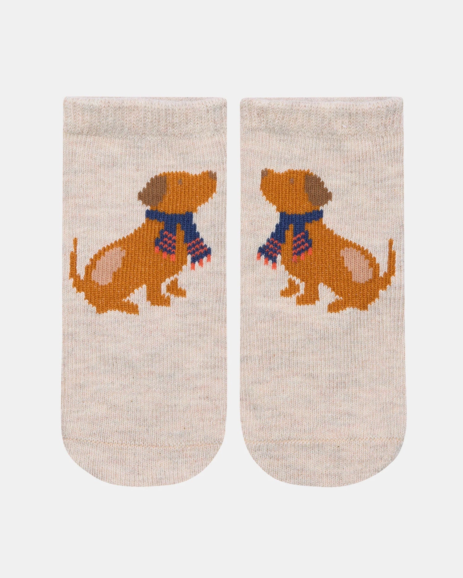 toshi baby ankle socks puppy dog jacquard