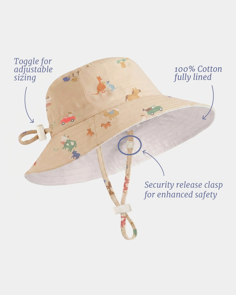 Aussie theme sun hat
