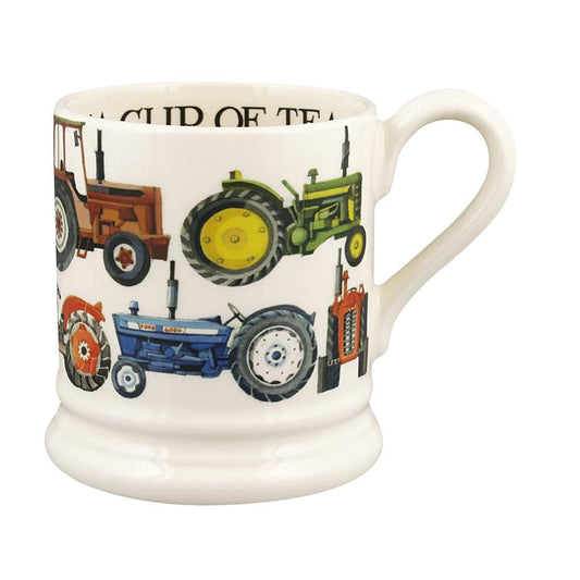 Emma Bridgewater Tractors 1/2 Pint Mug handmade earthenware