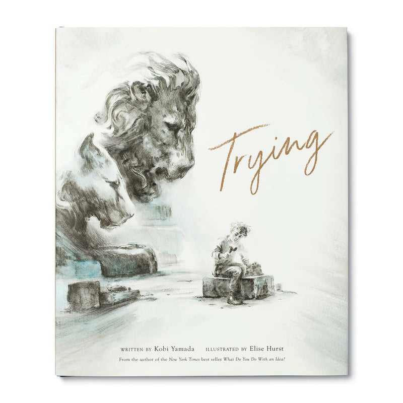 Trying by Kobi Yamada is a beautifully illustrated children’s book about resilience, courage, and growth mindset. A perfect keepsake gift for kids and adults alike.