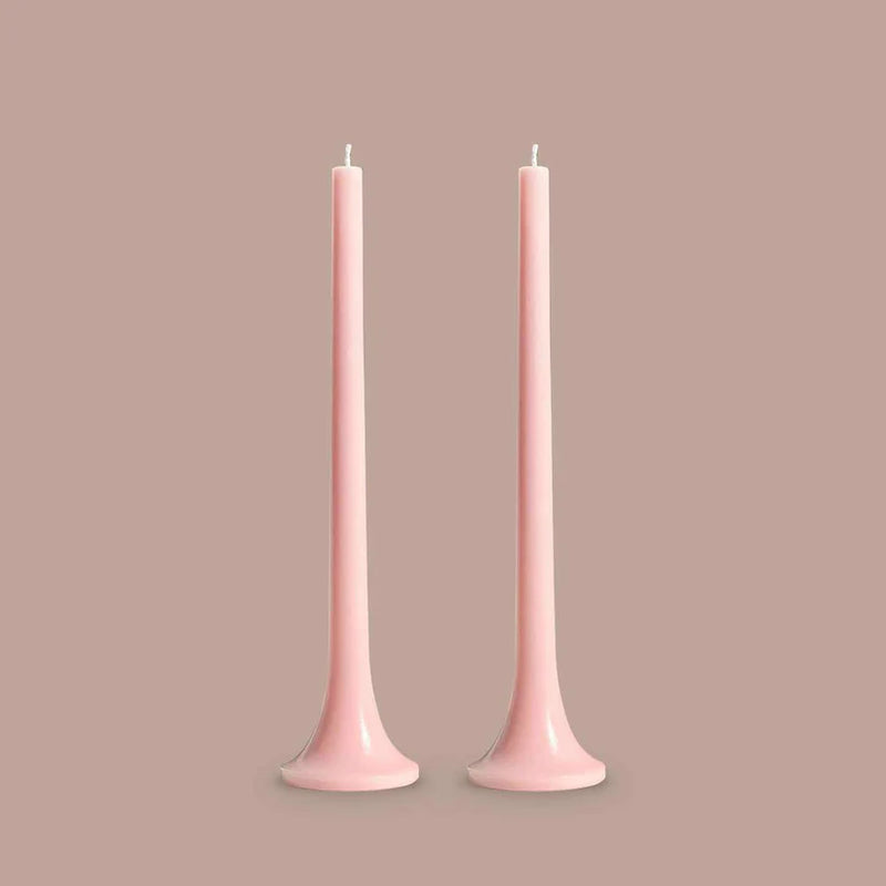 Gift boxed pastel pink candles – modern dining décor