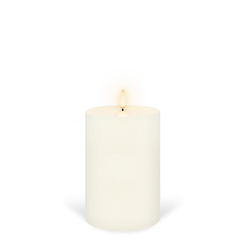 Uyuni Lighting medium wide pillar candle classic ivory