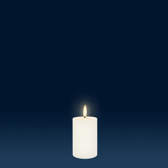 Uyuni Lighting 3D wick mini pillar candle ivory