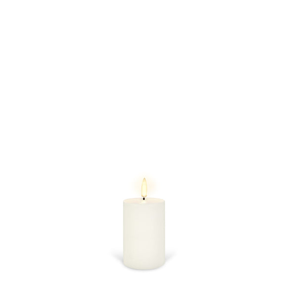 Uyuni Lighting mini pillar votive candle classic ivory