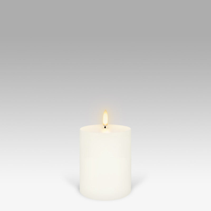 Flameless wax pillar candle Uyuni Lighting
