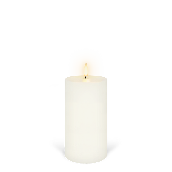 Flameless wax pillar candle Uyuni Lighting medium