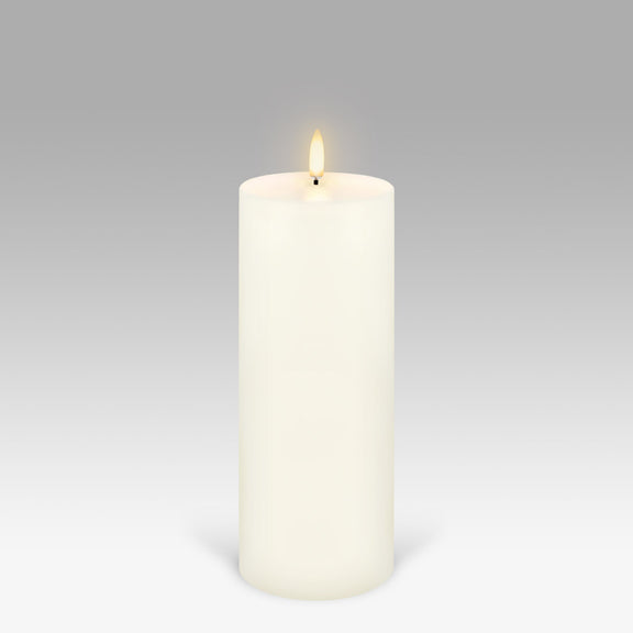 Flameless wax pillar candle Uyuni Lighting tall