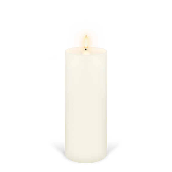 Uyuni Lighting tall pillar candle classic ivory