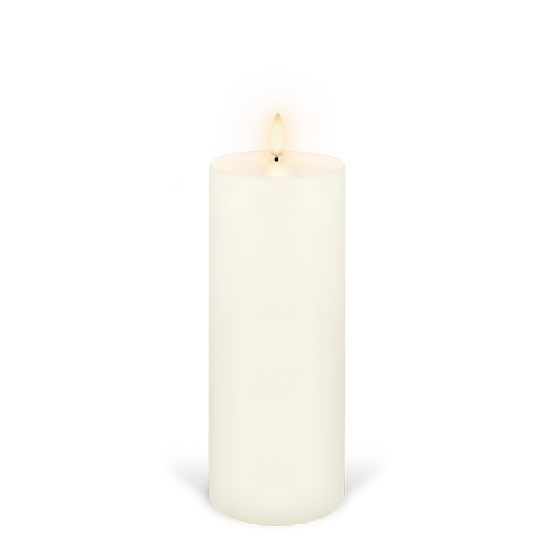 Uyuni Lighting tall pillar candle classic ivory