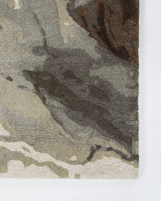 Vale sandstone wool viscose rug 160x230cm Canungra