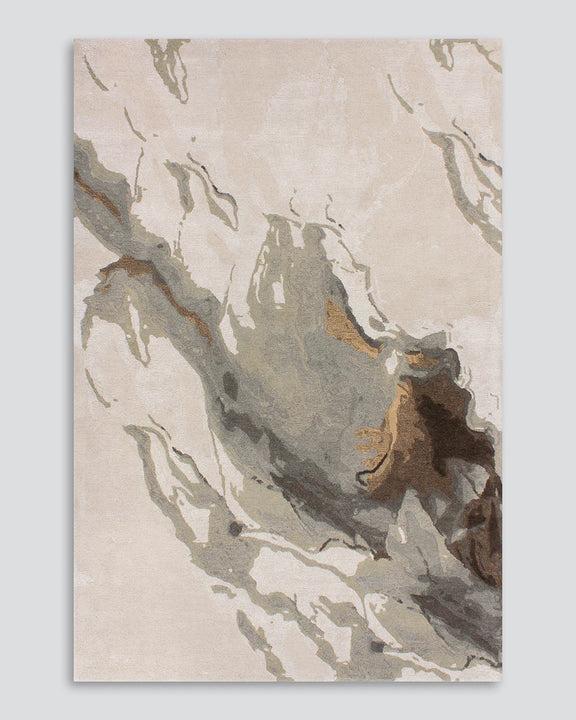 Vale sandstone wool viscose rug 160x230cm Scenic Rim