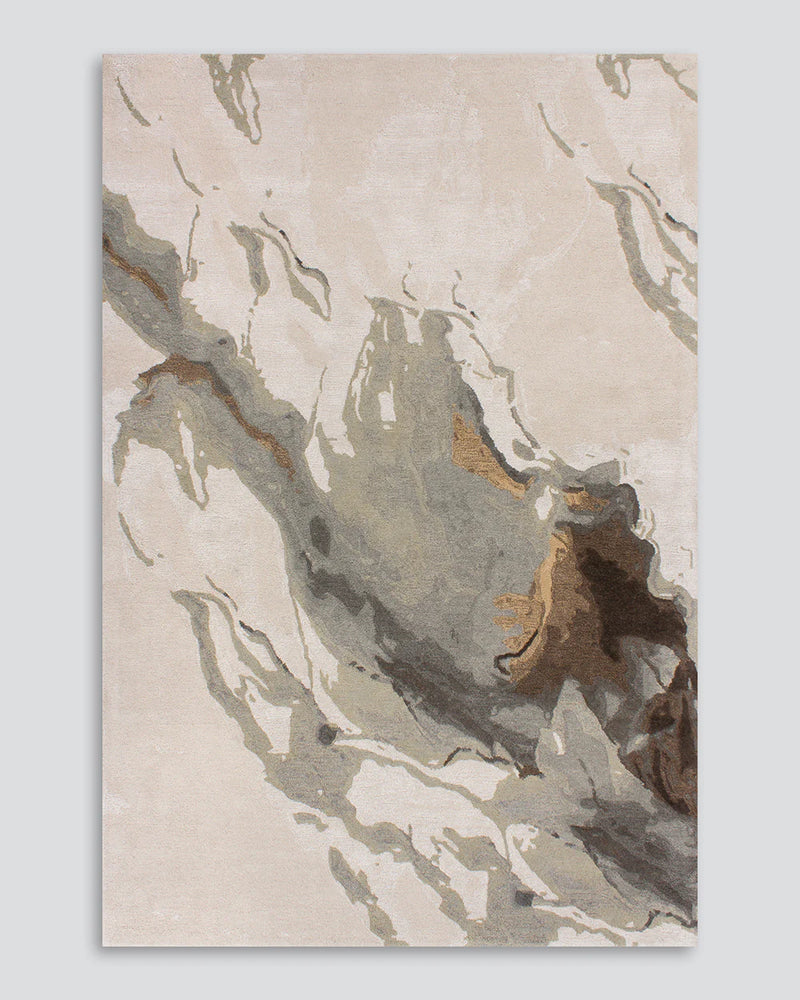 Vale sandstone wool viscose rug 160x230cm Scenic Rim