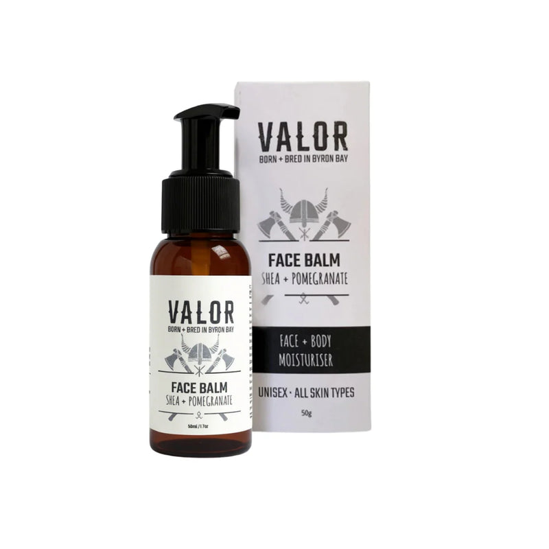 Valor face balm shea and pomegranate