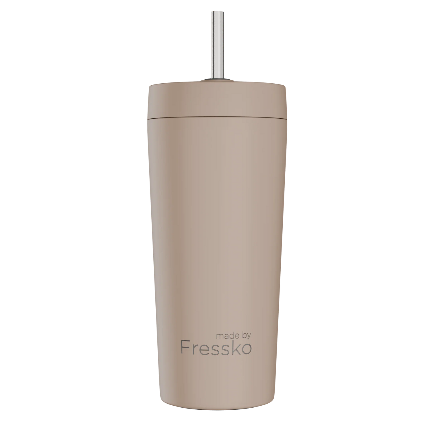 Fressko Venti Tumbler 600ml in Oat with titanium straw