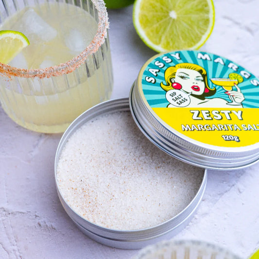 Australian-made citrus margarita salt with lime and lemon.
