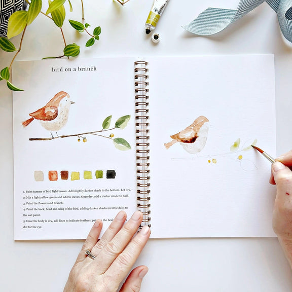 Emily Lex Studio animal painting book with step-by-step instructions