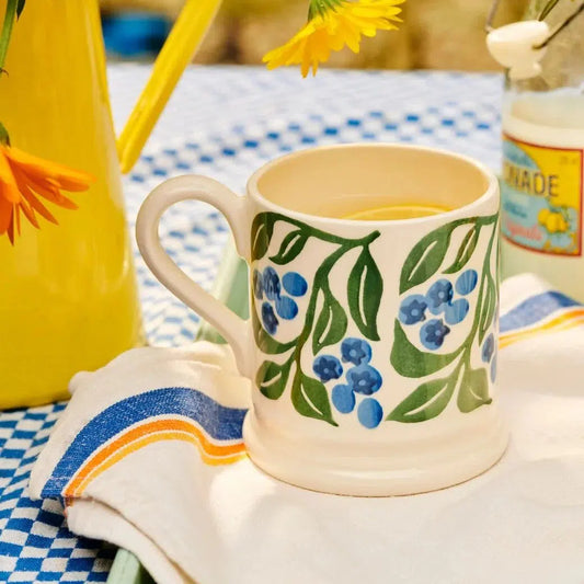 Blueberries 1/2 Pint Mug | Emma Bridgewater Handmade English Pottery