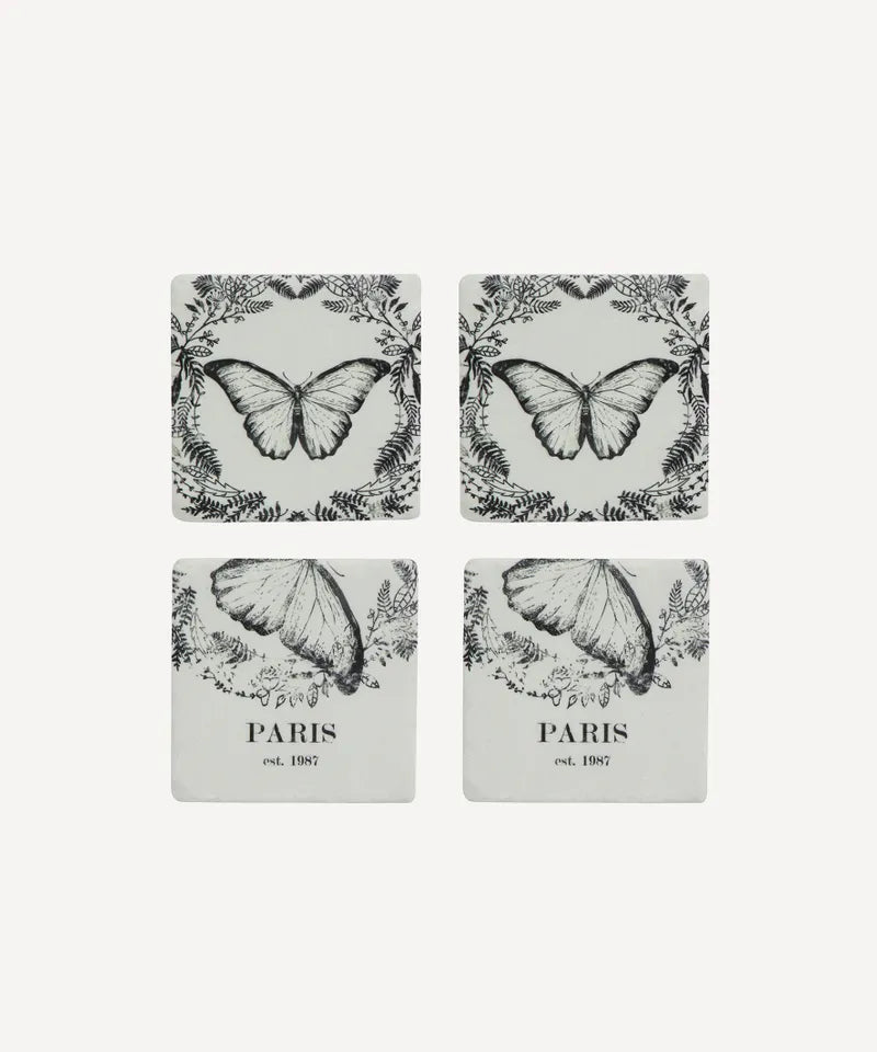 Butterfly Coasters (4pc)