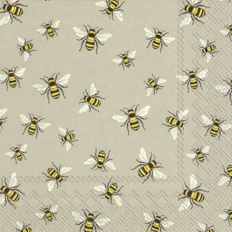 Lunch Napkin Lovely Bees Linen