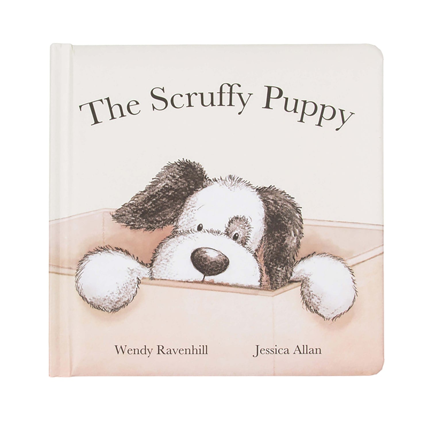 The Scruffy Puppy Book (Bashful Black & Cream Puppy)