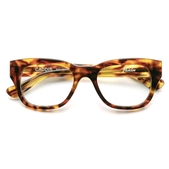 Caddis Miklos bold square acetate readers
