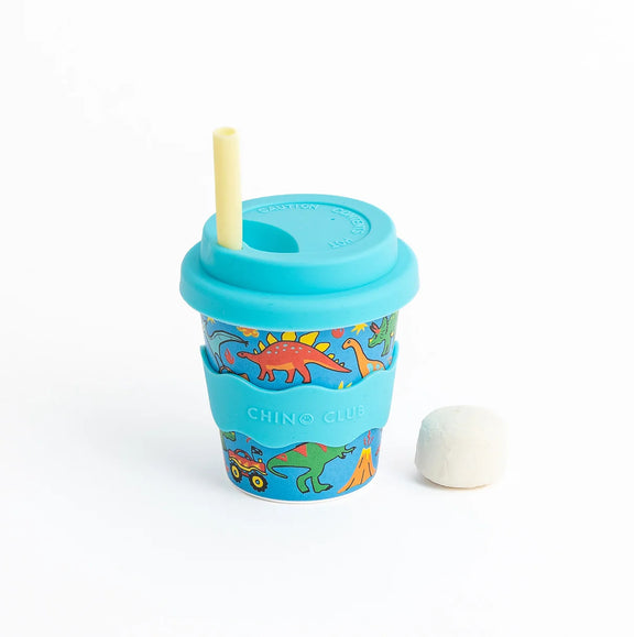 Chino Club Dinosaurs and Monster Trucks Babychino Cup 4oz