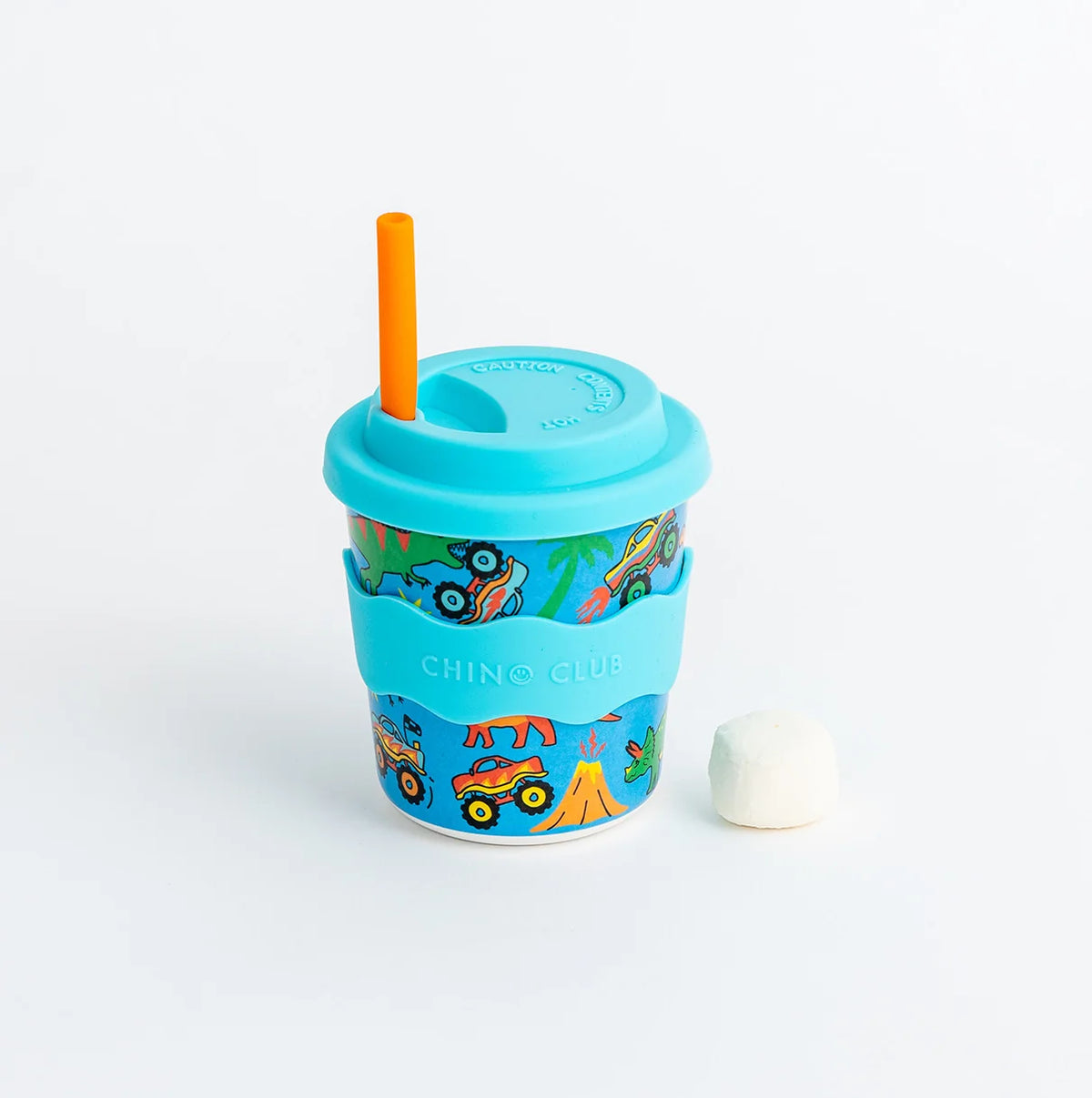 Chino Club Dinosaurs and Monster Trucks Kids Keep Cup 8oz