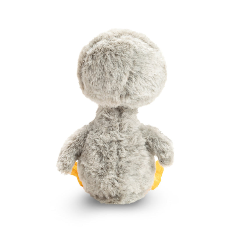 Plush toy with a yellow base on a white background