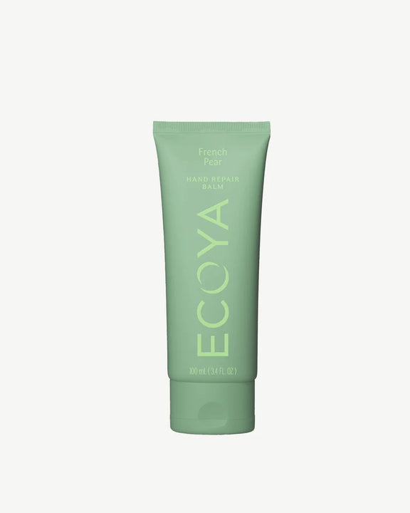 ECOYA hand repair balm with pear vanilla and clove fragrance