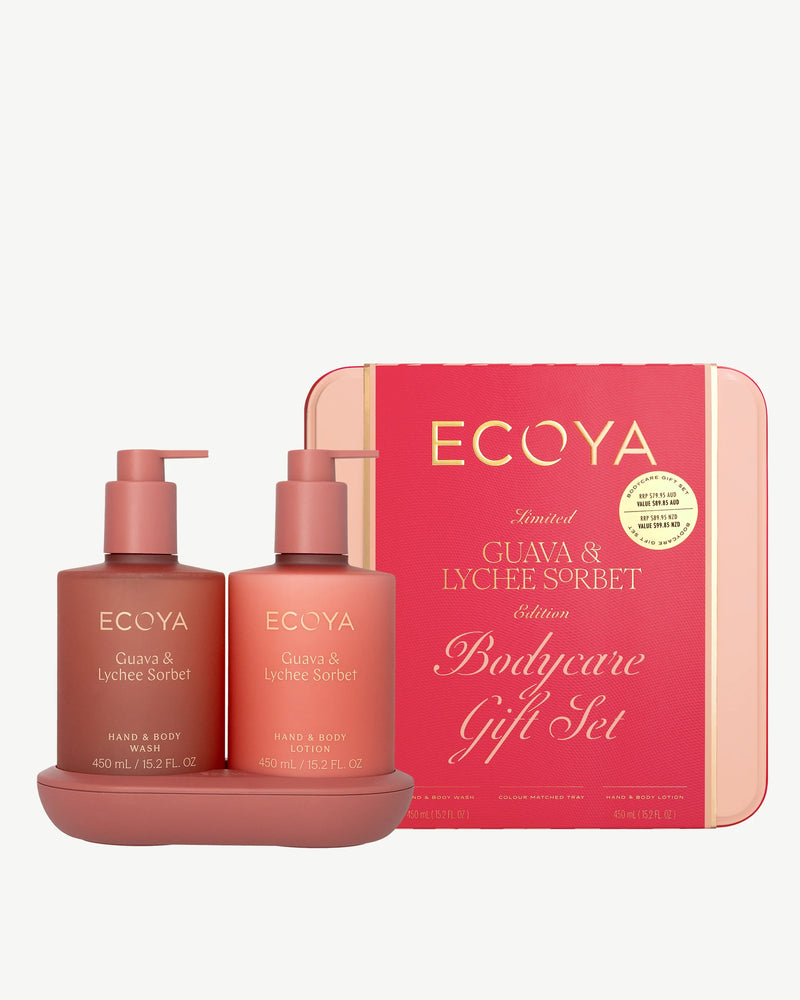 ECOYA Guava & Lychee Sorbet Bodycare Gift Set