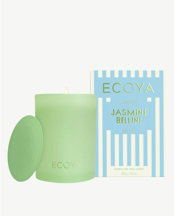ECOYA Jasmine Bellini Madison Candle 400g Resort Collection