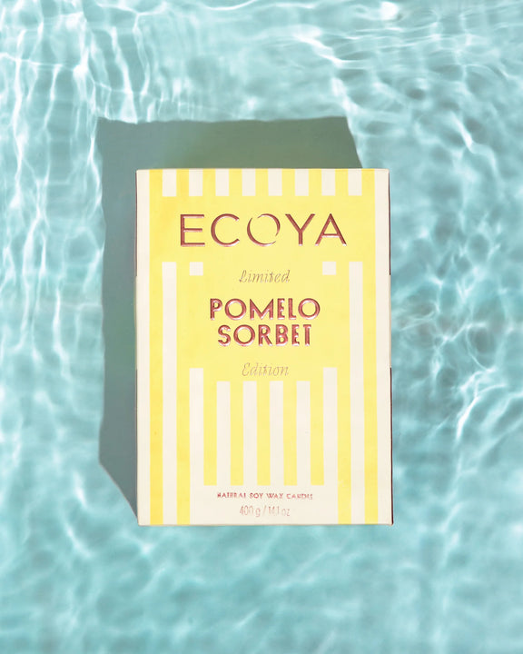 Pomelo Sorbet natural soy wax candle by ECOYA