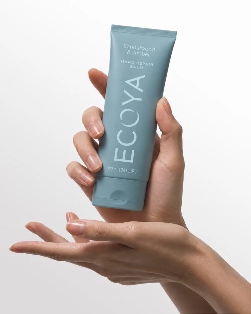 Sandalwood and Amber fragranced hand balm by ECOYA
