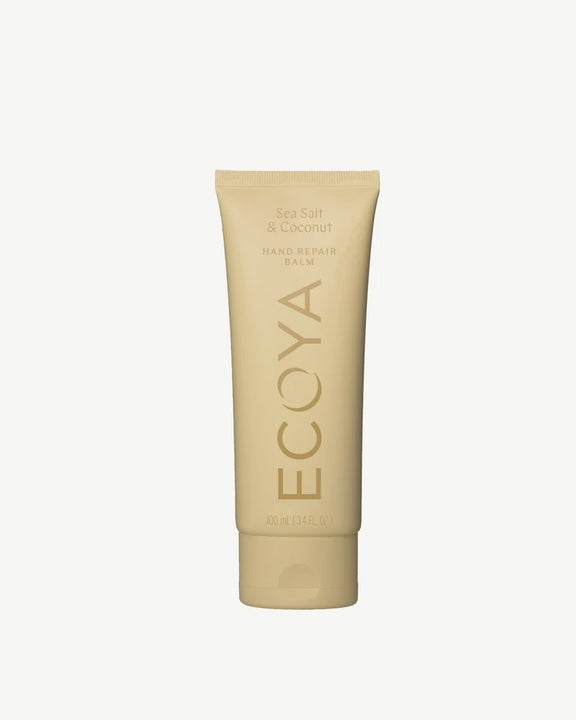 ECOYA hand repair balm with coconut jasmine and sea salt notes