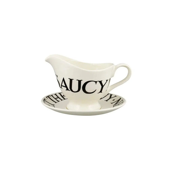 Emma Bridgewater Black Toast Gravy Jug and Stand 420mL