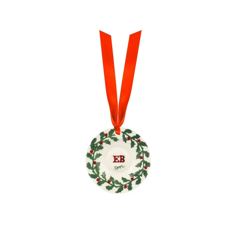 Emma Bridgewater hand-decorated Tiny Holly plate decoration