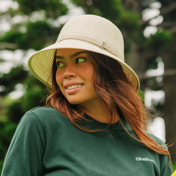 Lyra Cloche with 7cm brim and refined trim detail