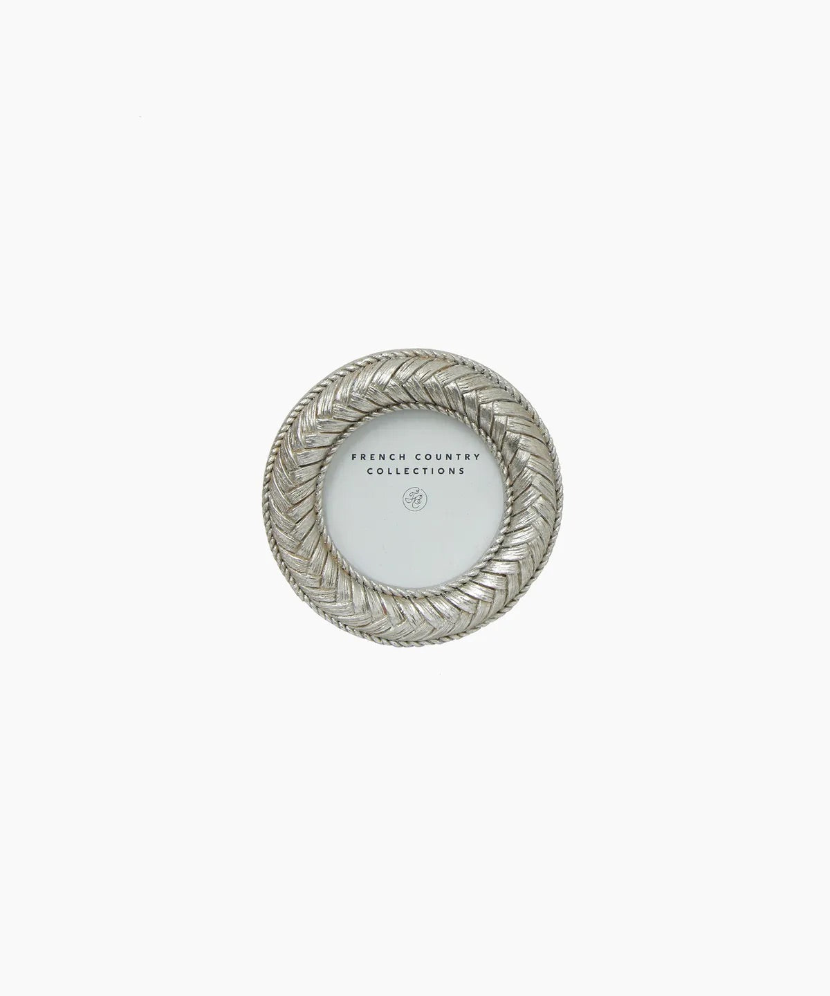 Braided Rope Round Photo Frame 2.5x3.5cm
