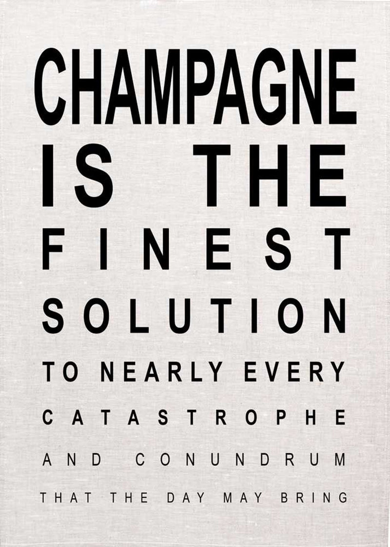 Champagne Is The Finest…