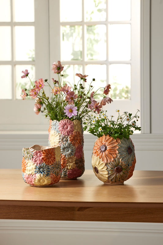 Florelle Multi Planter Pot with petal-inspired rim